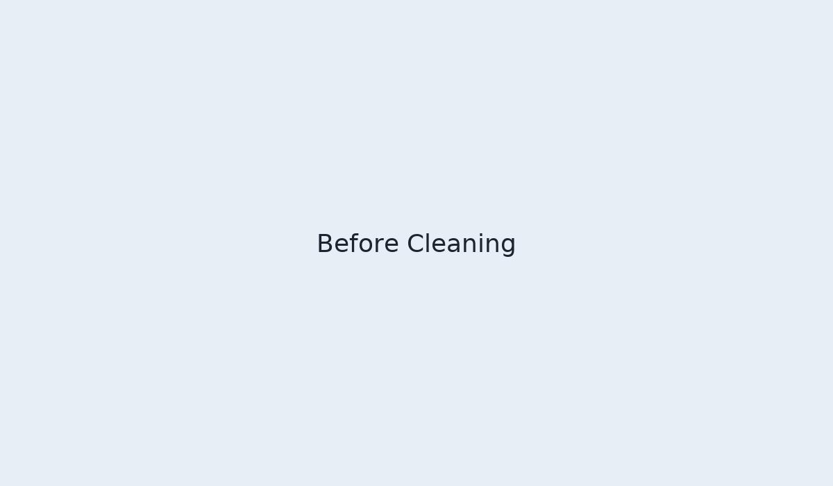 Before cleaning